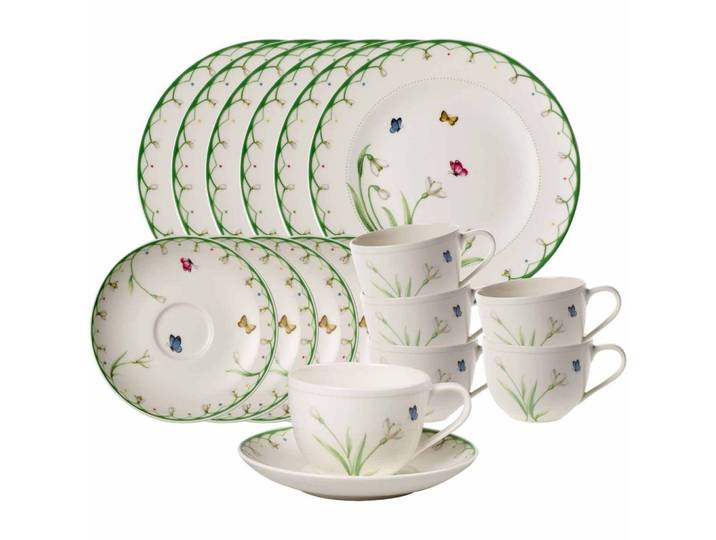 KAFFEESERVICE Colourful Spring bunt 18-tlg.