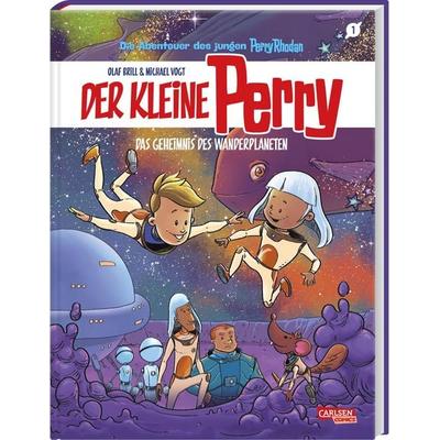 Der kleine Perry 1: Das Geheimnis des Wanderplaneten, Gebundene Ausgabe von Olaf Brill, Carlsen, 978-3-551-76017-3