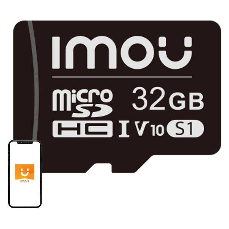 Imou Memory card microSD 32GB (UHS-I, SDHC, 10/U1/V10, 90/20) (32 GB, microSDHC, U1, UHS-I) (ST2-32-S1)