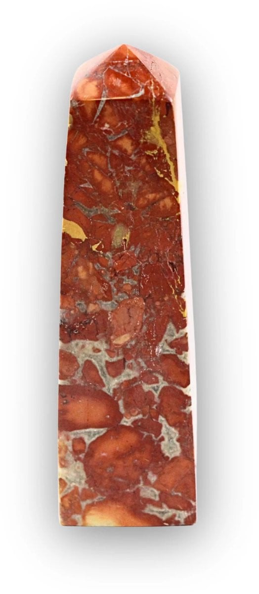 Jaspis Maligano obelisk nr.13 voor op tafel