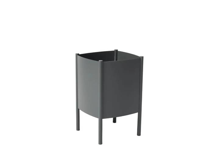 SMD Design Konvex Pot Blumentopf Grau, klein Ø23 cm