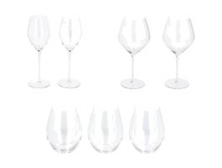 SILVERCREST® Lot de 2 verres à vin ou à eau Premium