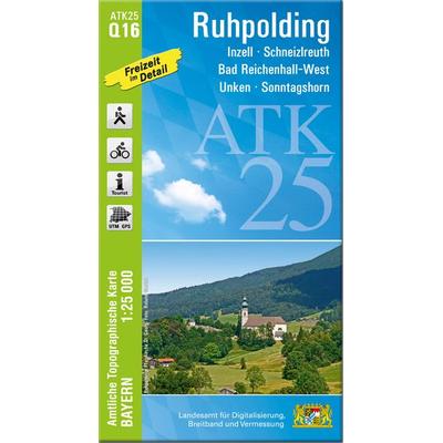 ATK25-Q16 Ruhpolding (Amtliche Topographische Karte 1:25000), Sonstige von , Landesamt für Digitalisierung, Breitband und Vermessung, Bayern,