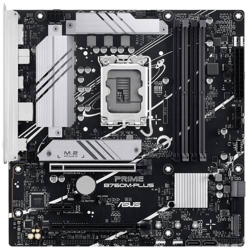 Asus PRIME B760M-PLUS Mainboard Sockel (PC) Intel LGA 1700 Formfaktor (Details) Micro-ATX Mainboard-Chipsatz Intel B760