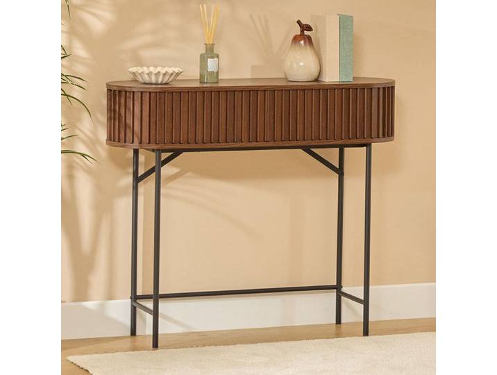Eazy Living Table console 100 cm Lisandre Look Noyer