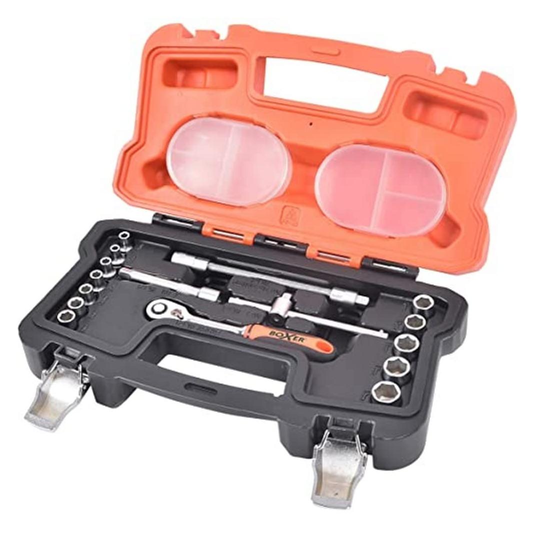 Boxer Socket set 1/4" - 16 pieces (31756)