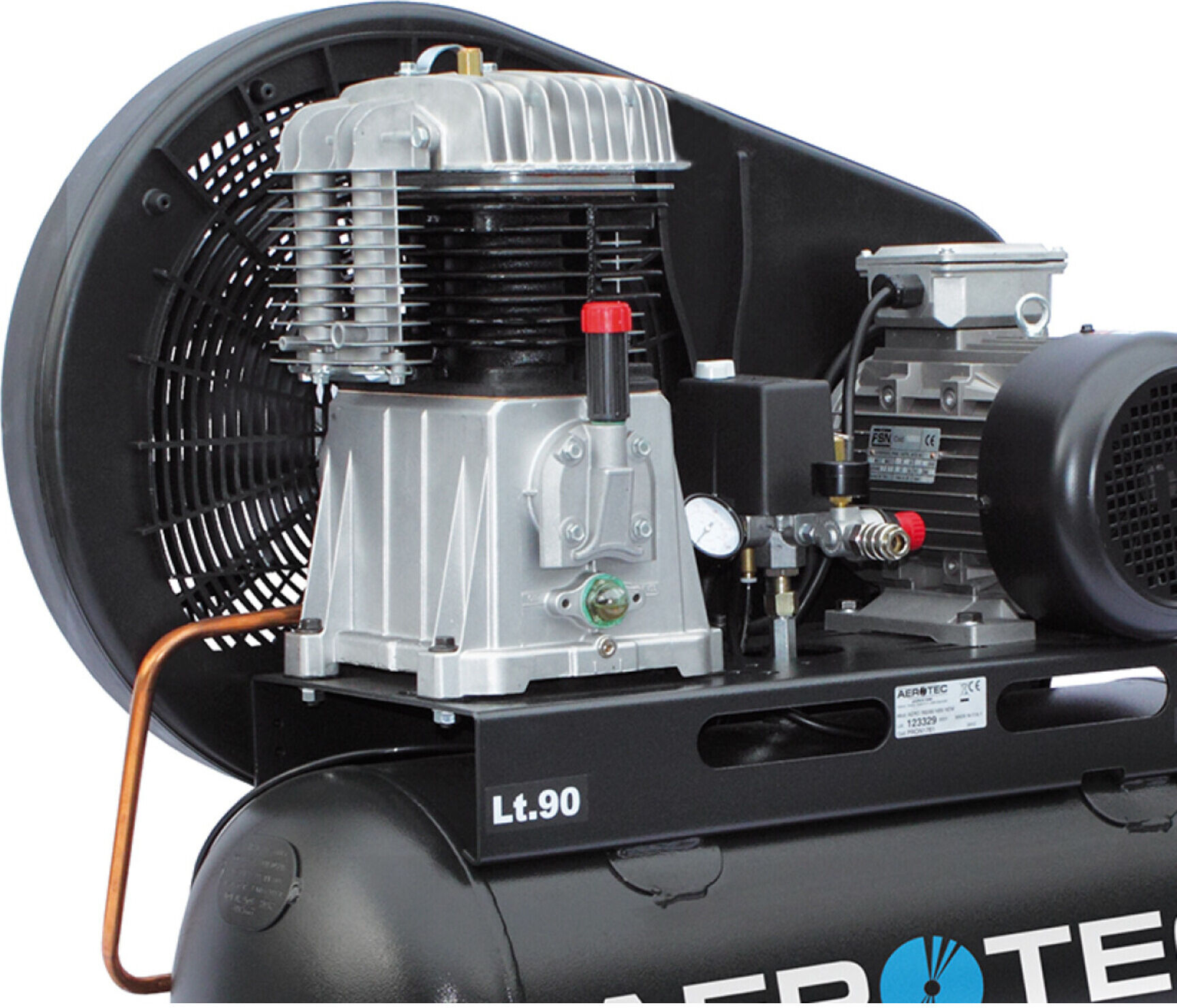 Aerotec Industrie-Kolbenkompressor, ölgeschmiert, 895-90 PRO - 400 V (25128920)