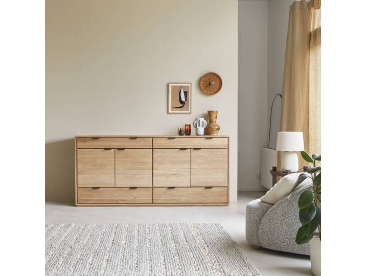 Sideboard aus Eichenholz 200 Senson - Natur