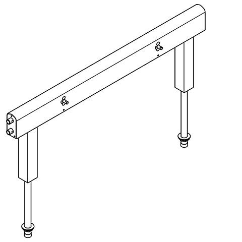 KWC Aquarotter GmbH KWC Aquarotter Armatureneinh., Edst., doppelreihig, 4 Waschplätze, 1400 mm, Wasserans Seite, 2030072 2030072617