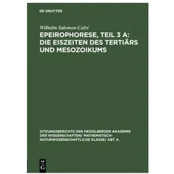 Salomon-Calvi:Epeirophorese, Teil 3 A:, Fachbücher von Wilhelm Salomon-Calvi