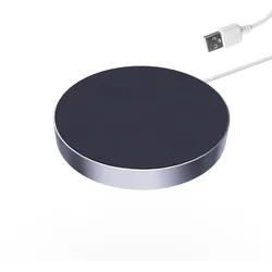 kalb   QI Unterbau und Einbau Ladegerät grau Ladedistanz 3 - 18 mm Smart Wireless USB