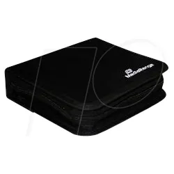 MR BOX50 - Archivierungsmappe für 24 Discs, Nylon, schwarz