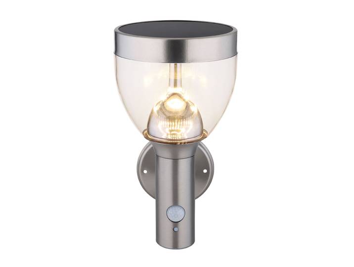 Globo Lighting Solarleuchte Edelstahl, LED