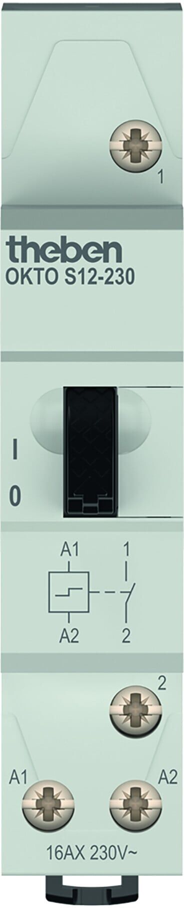 Theben Stromstoßschalter 1 Kanal/Kontakt S OKTO S12-230 (3120120)