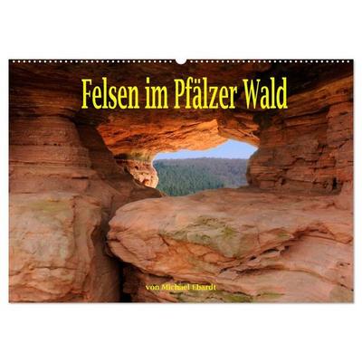 Felsen im Pfälzer Wald (Wandkalender 2026 DIN A2 quer), CALVENDO Monatskalender