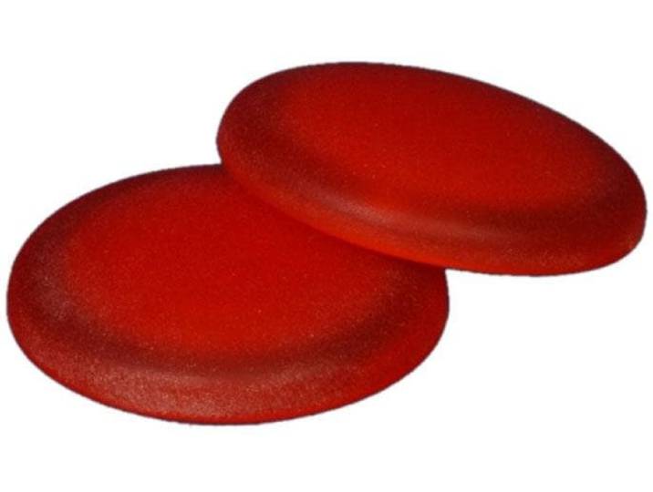 Dekomagnet LIEDECO, orange, Ø:3cm, Materialmix, Gardinenbefestigungen, Dekomagnet, für metallische Flächen