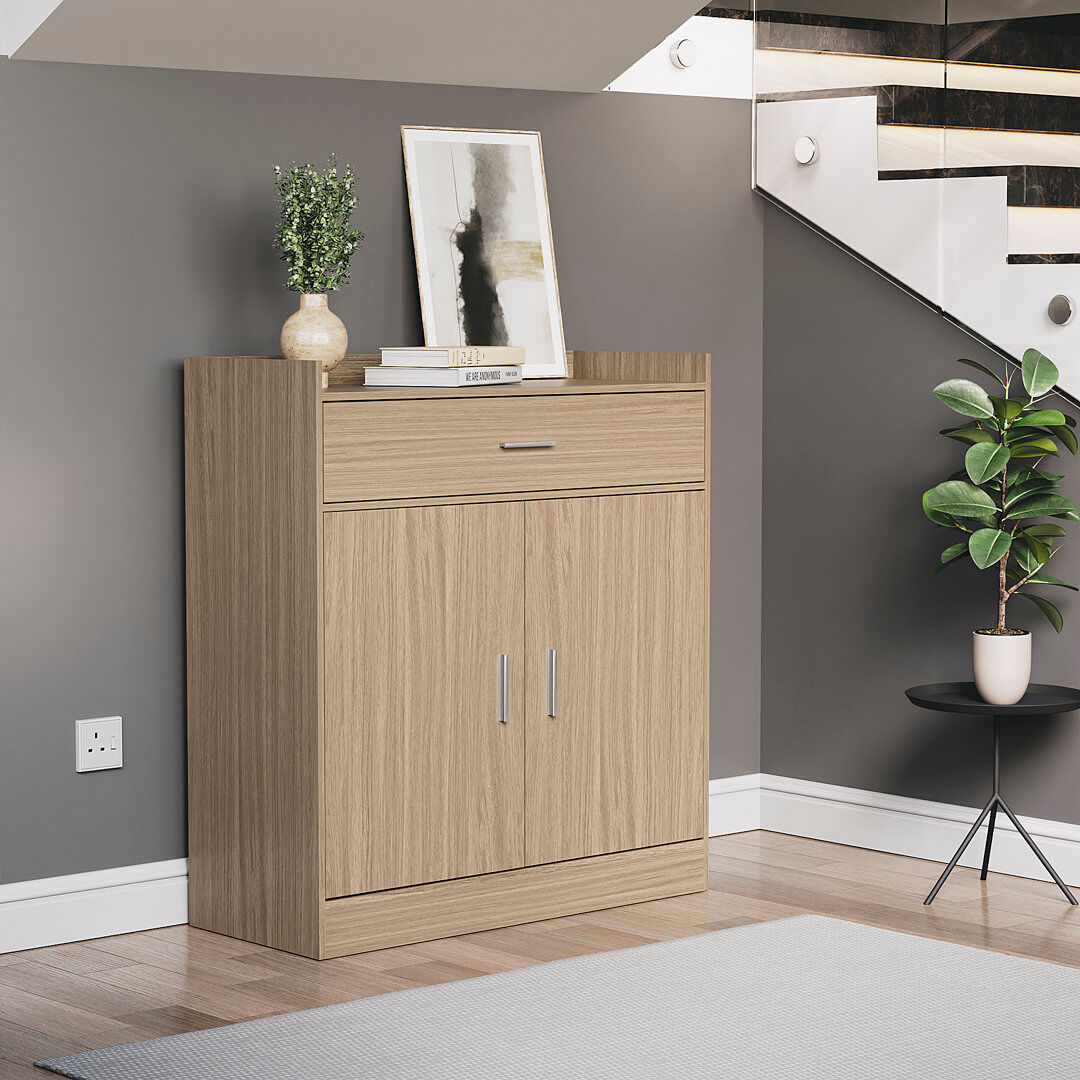 Latitude Run Muskoka Shoe Storage Cabinet Hallway Bedroom Living Room Shoe Storage Unit Pine
