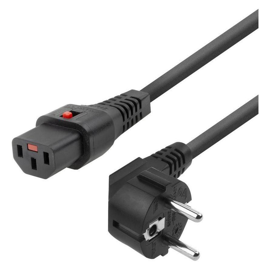 MicroConnect Powercord Schuko CEE 7/7 male (1 m) (MC-SCHC13-1)