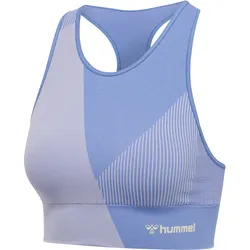 HUMMEL hmlMT UNITE SEAMLESS SPORTS TOP marina/lavender XS