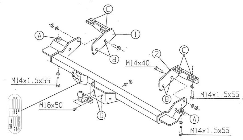 Attelage Fiat Ducato Plateau (02/95-05/06) Standard