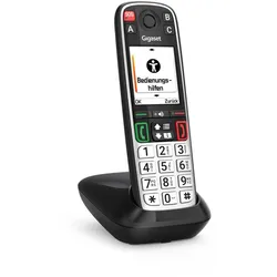 Analoges/DECT-Telefon  Easy 500 (Schwarz, Silber)