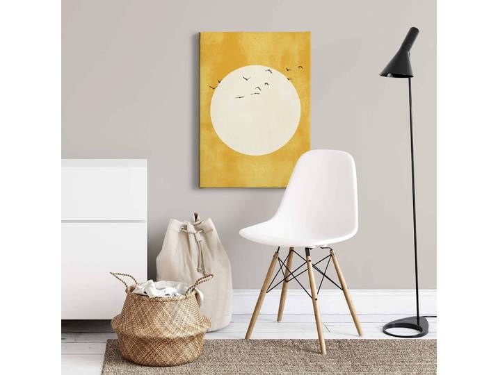 Impression sur toile Sunshine Gold Polyester PVC / Épicéa Blanc 50 x 70cm