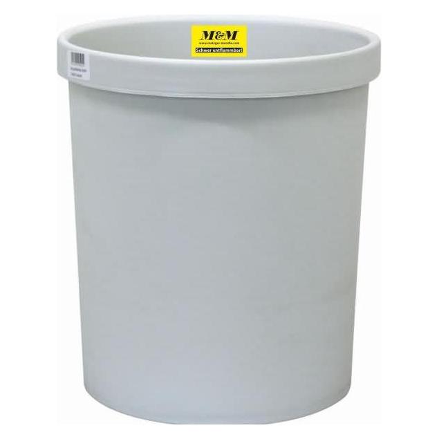 Metzger&Mendle Papierkorb 18l hellgrau (18 l) (201S0900)