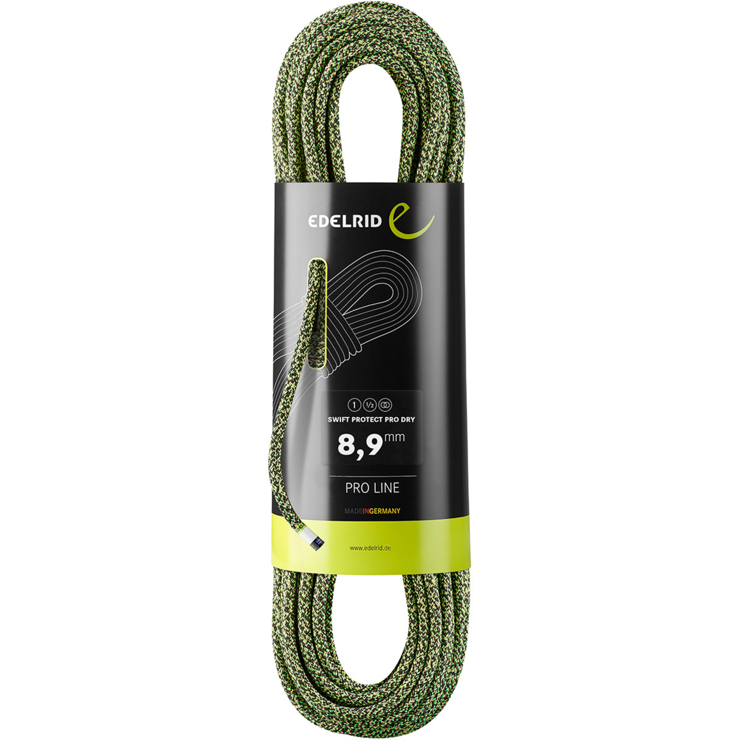 Edelrid Swift Protect Pro Dry 8,9mm Kletterseil Kletterseile night-green Größe 30m Alpinklettern | Eisklettern | Sportklettern