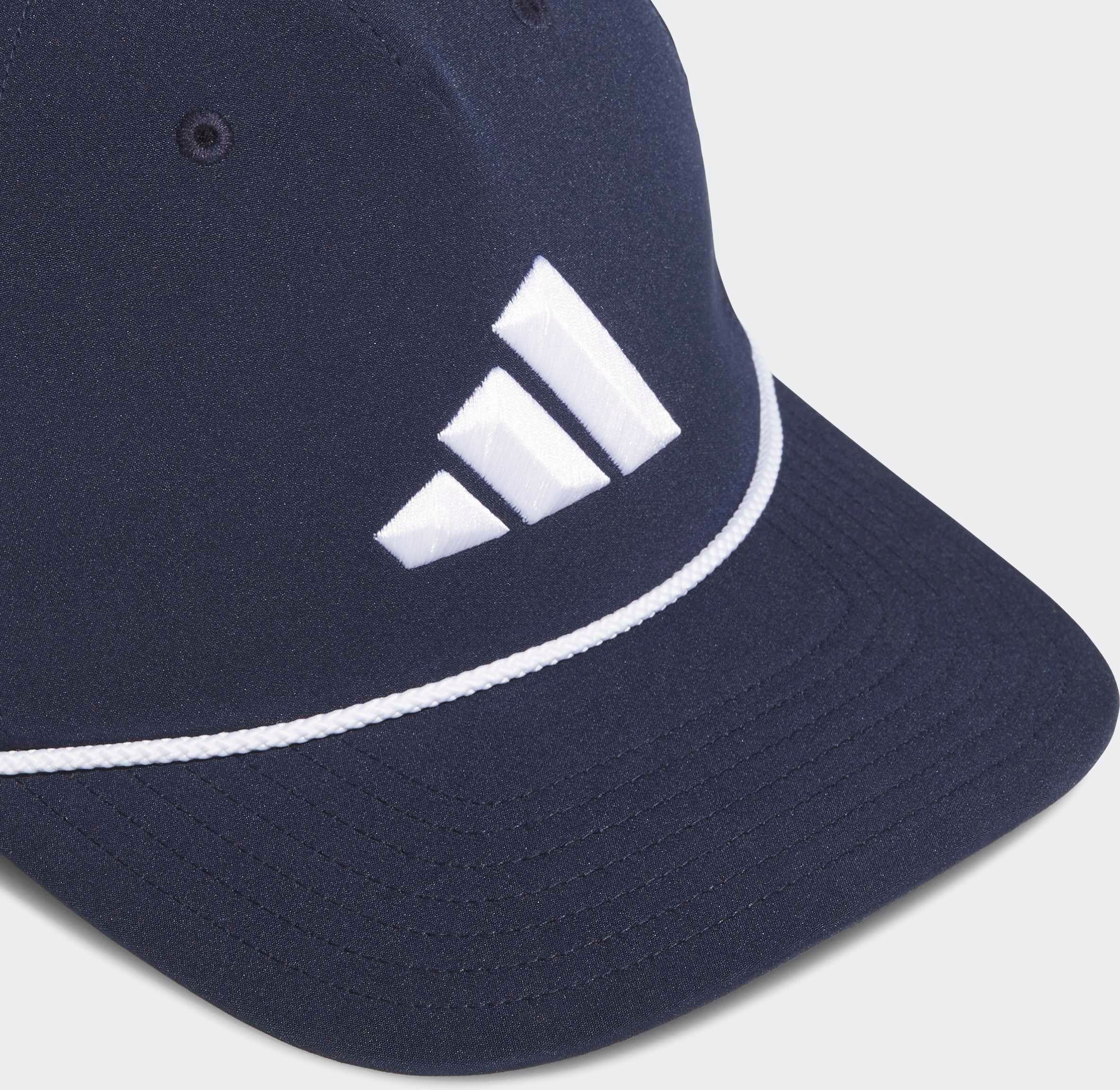 Baseball Cap ADIDAS PERFORMANCE "TOUR 5-PANEL", Herren, blau (collegiate navy), Obermaterial: 97% Polyester, 3% Elasthan, Caps Baseball Cap