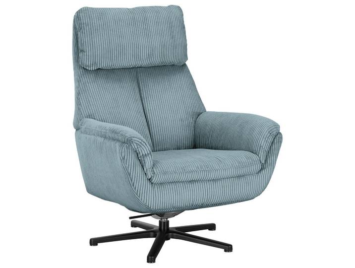 Beldomo Style Relaxsessel, Hellblau, Metall, 79x108x89 cm, Goldenes M, Fußauswahl, Stoffauswahl, Wohnzimmer, Sessel, Relaxsessel
