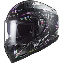 LS2 FF811 Vector II Tropical Helm schwarz-weiss - S (55/56)