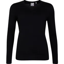 Puma Pullover Team V-Neck, schwarz