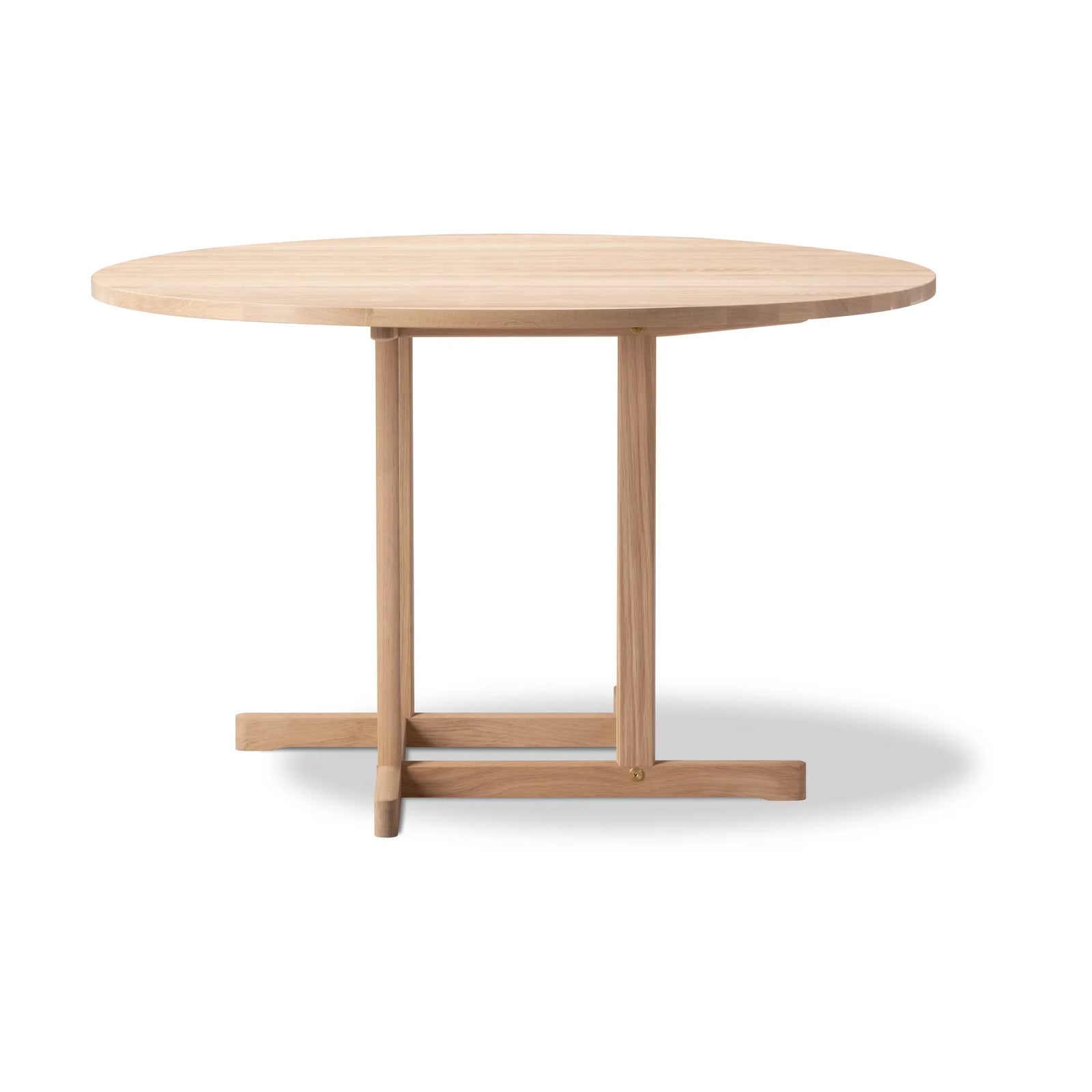 Fredericia Furniture BM80 Mogensen Shaker Tafel, Ronde Tafel, Gezeepte Eik, Ø 120 cm