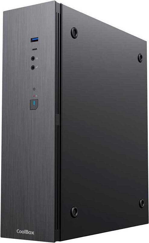 CoolBox PC micro ATX T370 Slim compacte PC-behuizing zwart