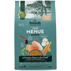 Bosch HPC MENUE Adult mit Nordsee-Lachs + Forelle getreidefrei 5x1 kg