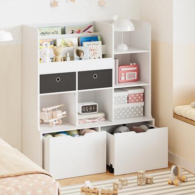 Garvee "47.8"" Kids Bookshelf & Storage w/ Drawers & Cubby"