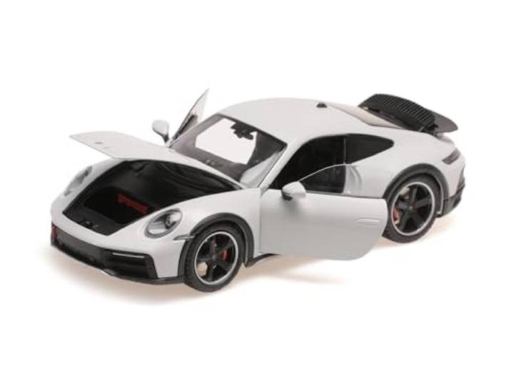 Minichamps 110062074 - Porsch. 911 Dakar Grey Metallic 2022 with Openings - maßstab 1/18 - Modellauto