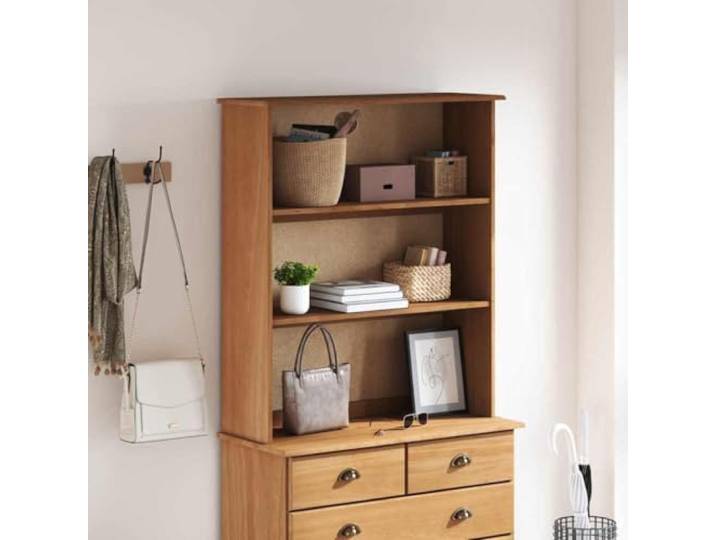 KTHLBRH Käfig 91 x 30 x 104 cm Massivholz Kiefer Regal für Wohnzimmer, Kiefer, modernes Regal, große Regale, minimalistisches Design
