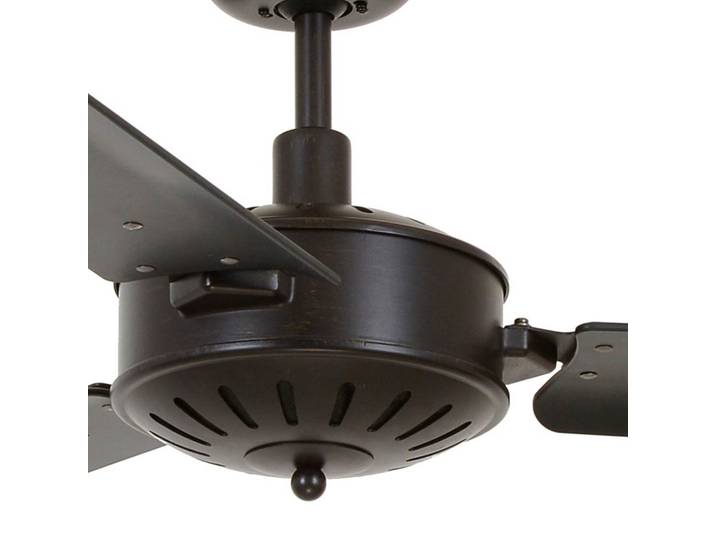 Ventilateur de plafond Airfusion Carolina, noir, silencieux - Beacon Beacon Lighting - Salon / séjour - Moderne - Plastique