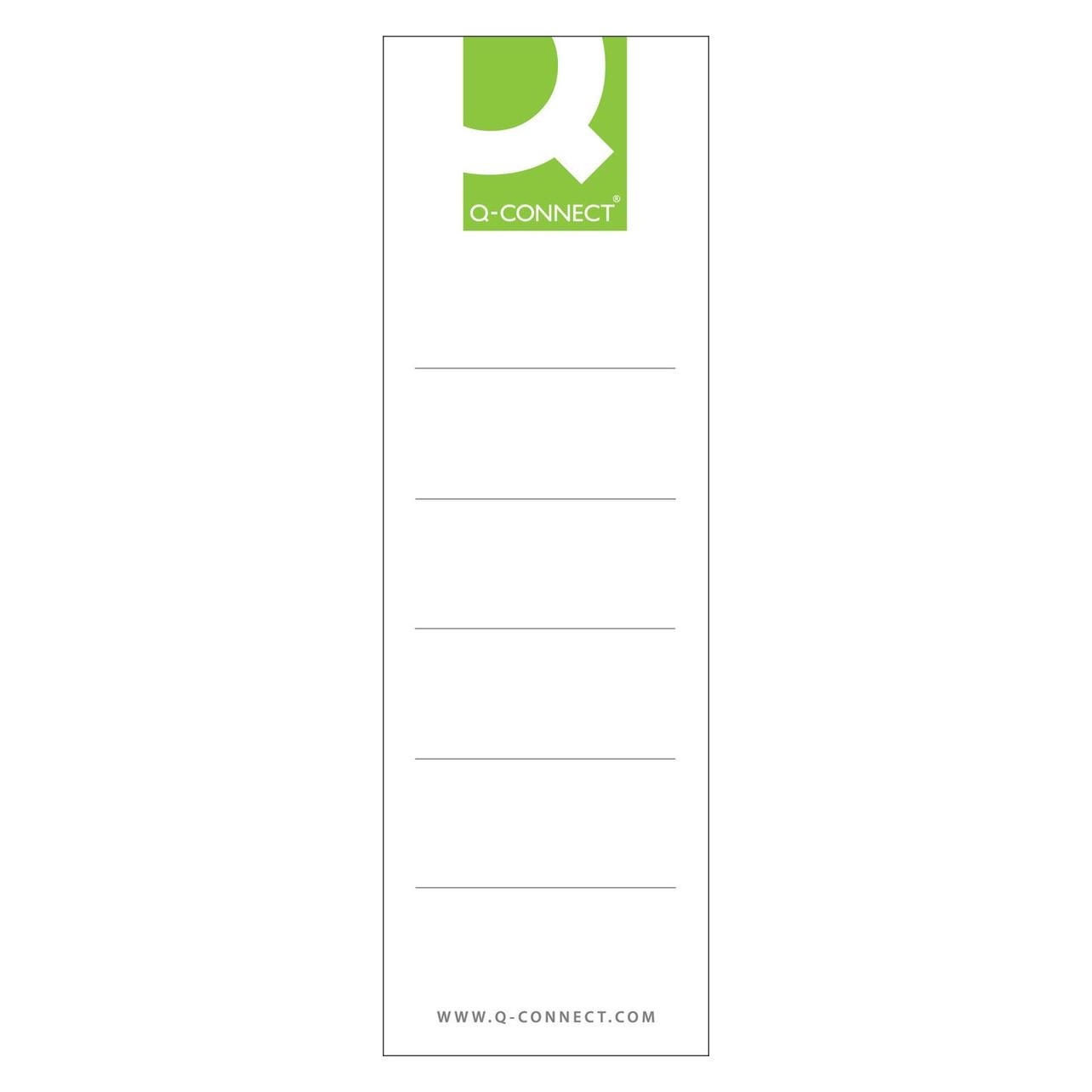 Q-Connect Ordnerrückenschild 20ST Steck schmal (KF00774-2)