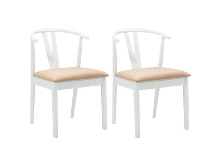 POUFGDR Esszimmerstuhl, 2 Stück, Massivgummi Lackierte Oberfläche, Sitzkissen, kompaktes Format, für Küche, Büro, Werkstatt, einfache Reinigung