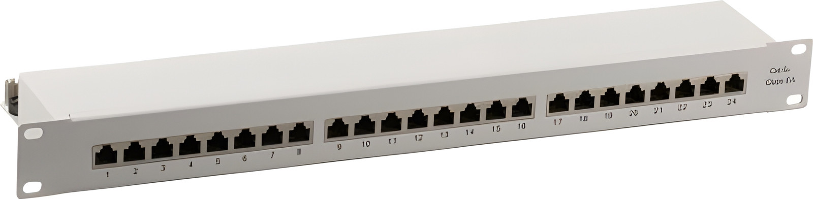 efbe Schott EFB patchpaneel STP Cat.6A 24xRJ45 19 inch 1HE zwart