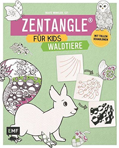 Beate Winkler - Zentangle für Kids Waldtiere: Mit tollen Schablonen - Preis vom 04.10.2026 03:51:26 h
