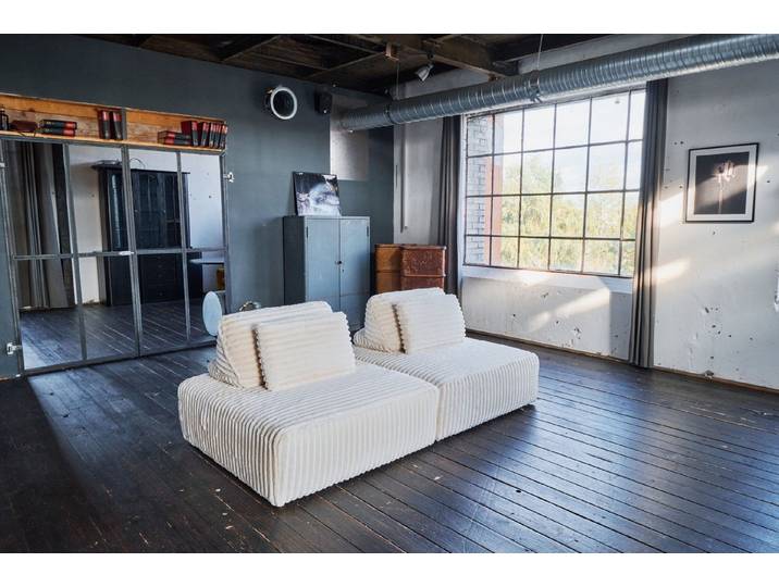 KAWOLA Sofa WIOLO SOFT Cord Sofa - Modular - Komfortabel & Flexibel - Wohnzimmer, Modulsofa. Weicher Breitcord. Abziehbar & vielseitig. 2 Module.