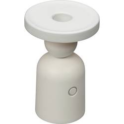 Konstsmide 7833-250 Nantes LED-Akku-Tischlampe Warmweiß Weiß