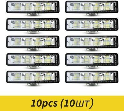 Uplifted Finds 72W High Intensity LED Work Light Bar   24 LED Combo Beam For Offroad, Marine & Industrial Utility 10 Pcs