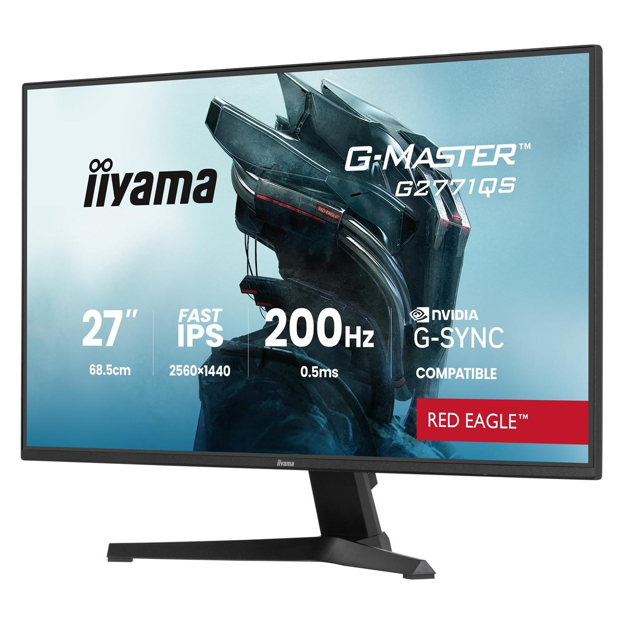 iiyama G2771QS-B1 (2560 x 1440 Pixel, 27") (G2771QS-B1)