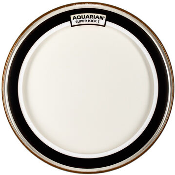 Aquarian "20" Super Kick Clear Bass Drum" transparent