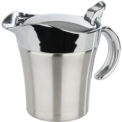 Thermosauciere Edelstahl, doppelwandig