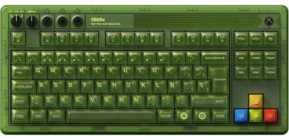 8BitDo Xbox mechanisch gaming-toetsenbord, groen